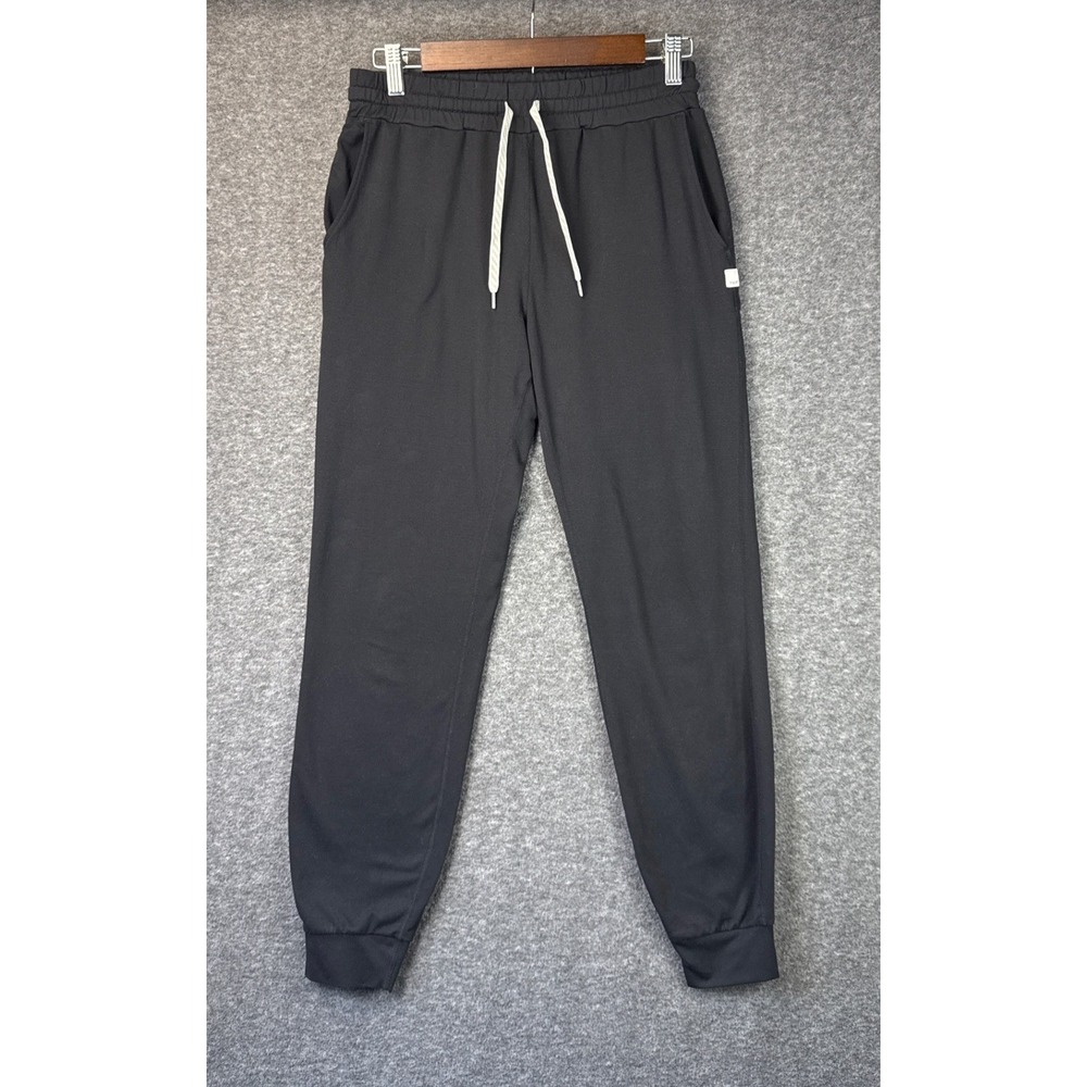 Vuori Ponto Performance Joggers Mens Size S Black DreamKnit Tapered Sweatpants
